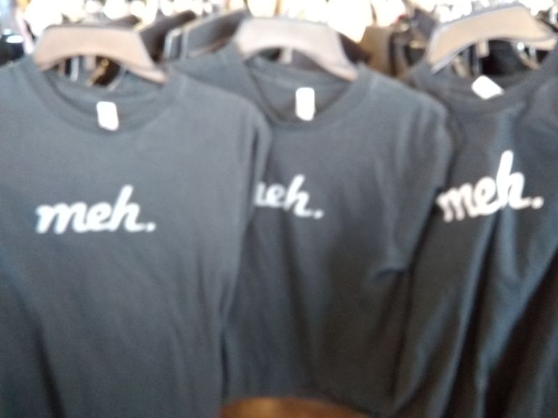 Triple meh shirts