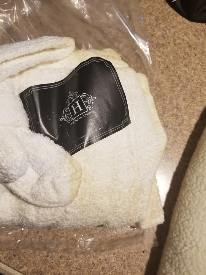 Other side wet and stained