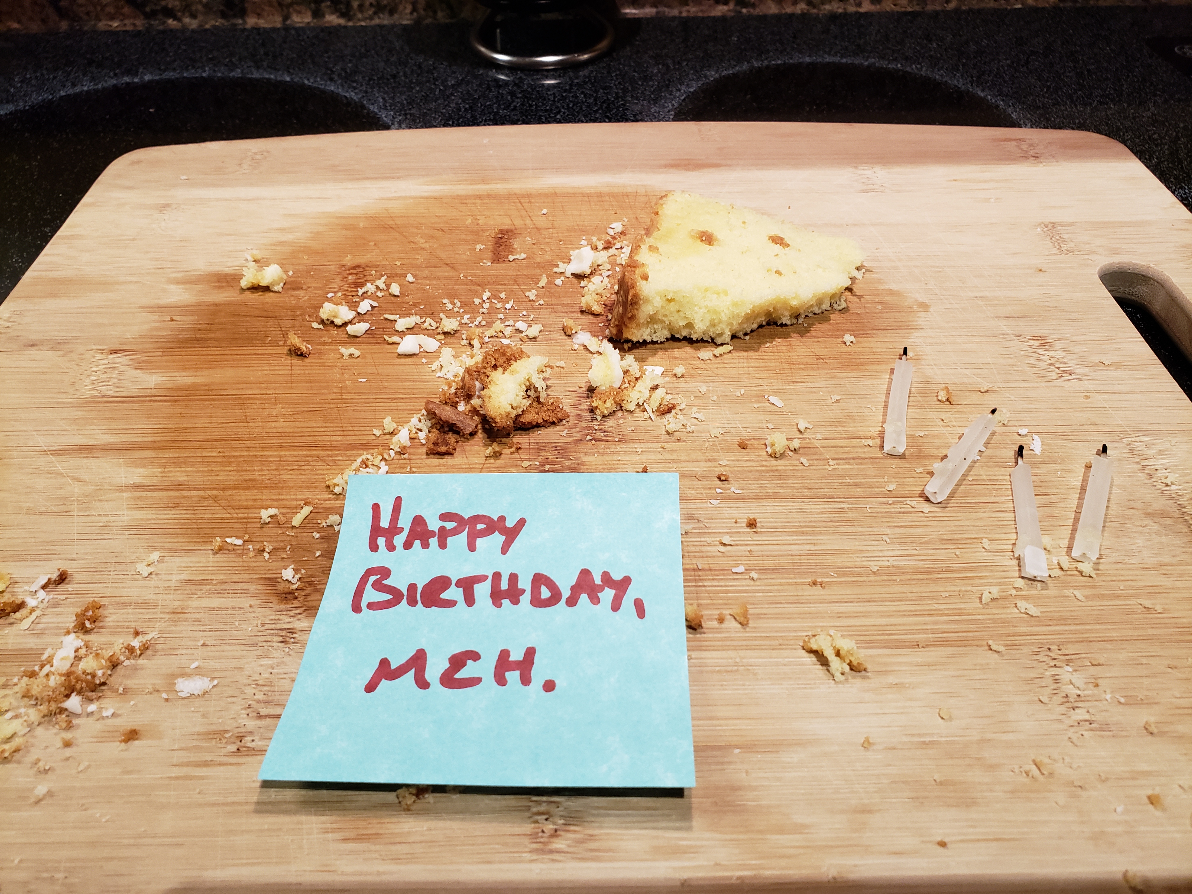 Happy Birthday, meh.