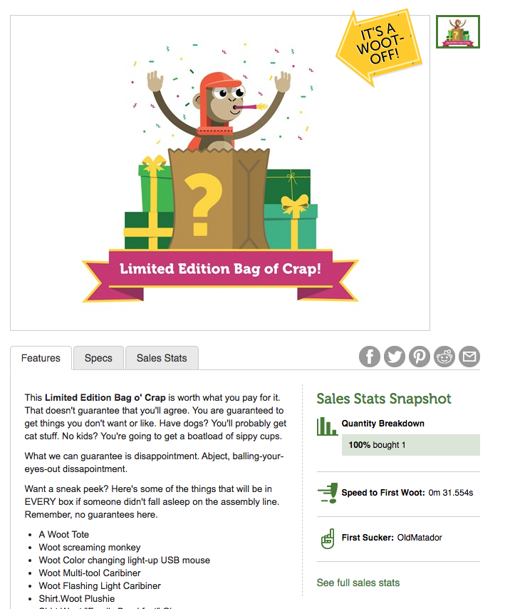 I'm the First Sucker