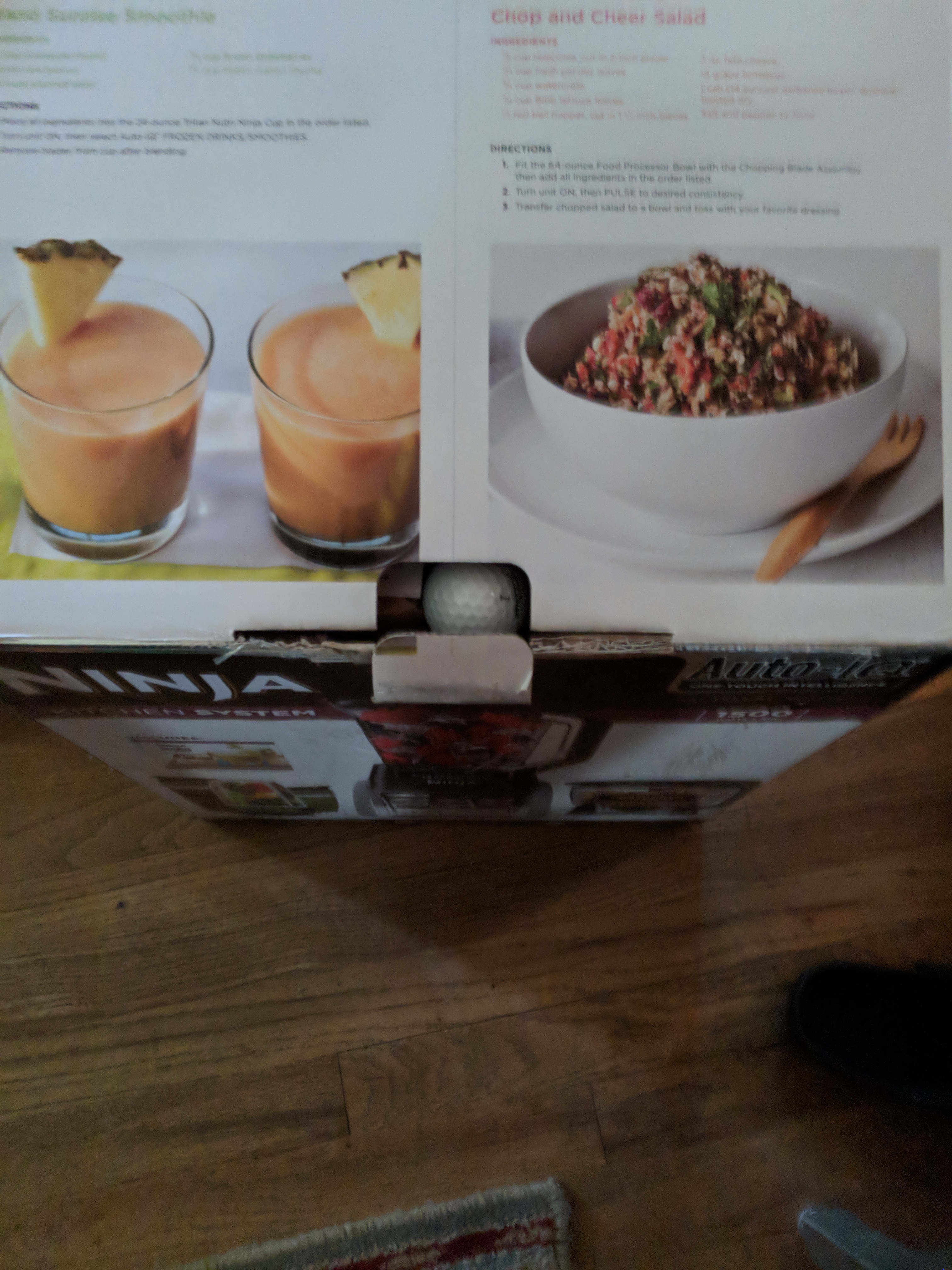 the golf ball made me think something was up