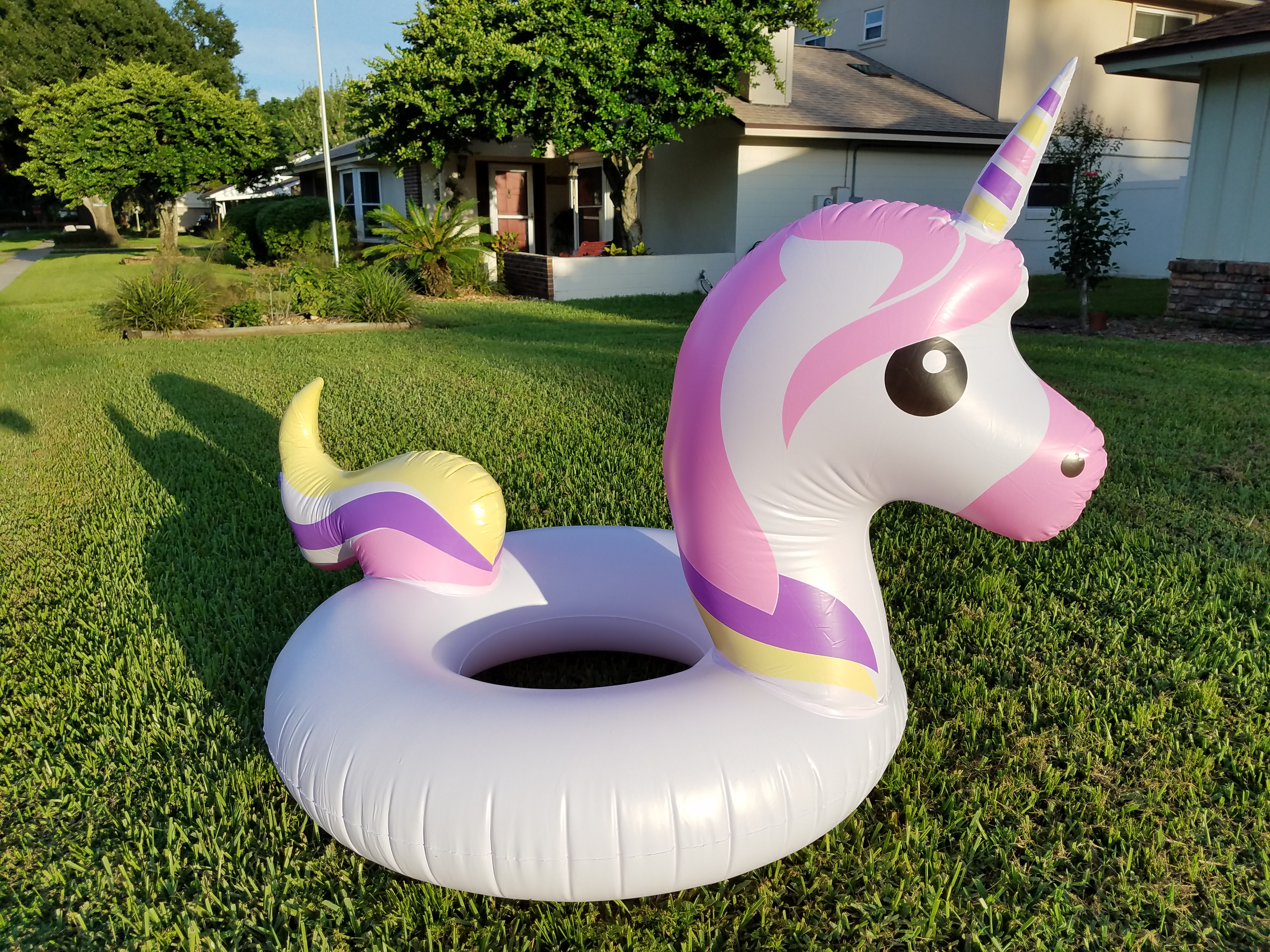 Big soft squishy unicorn in the sun!