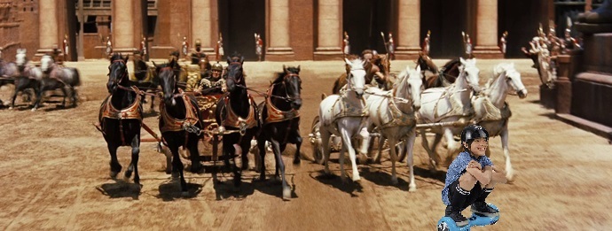 In the lead it's... HOVERKID