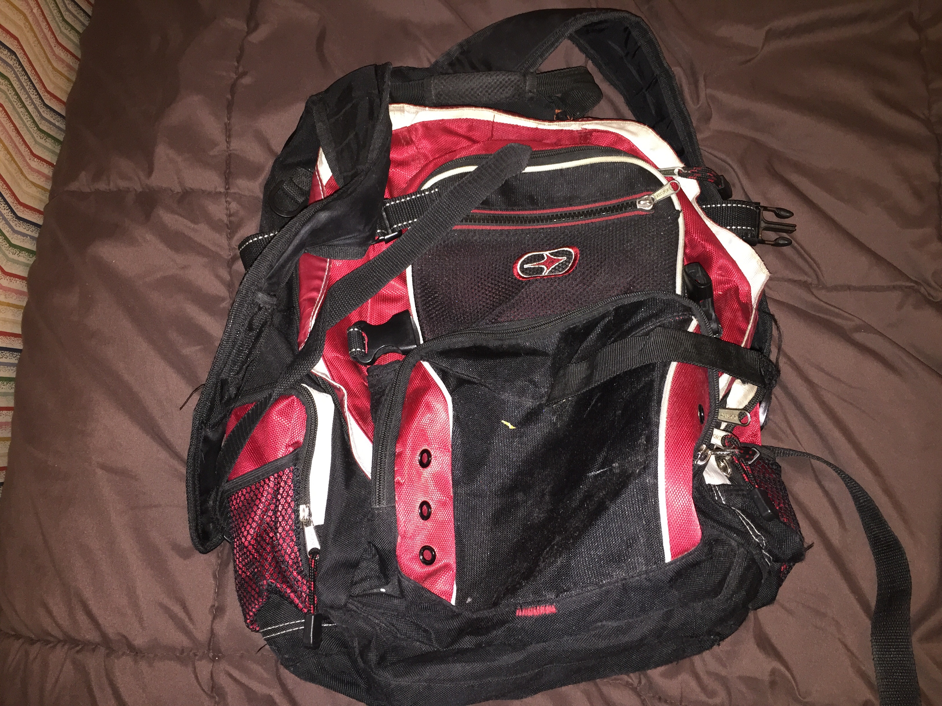 Also my last book bag that lasted me from sophomore year in high school through 5 years of college.