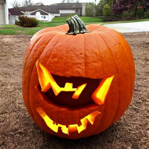 Meh: AI Pumpkin Carving Contest