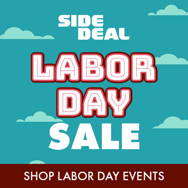 SideDeal : Up to 85% off Labor Day Sale