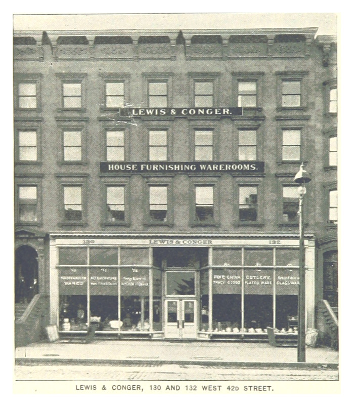 Lewis & Conger storefront, 1893